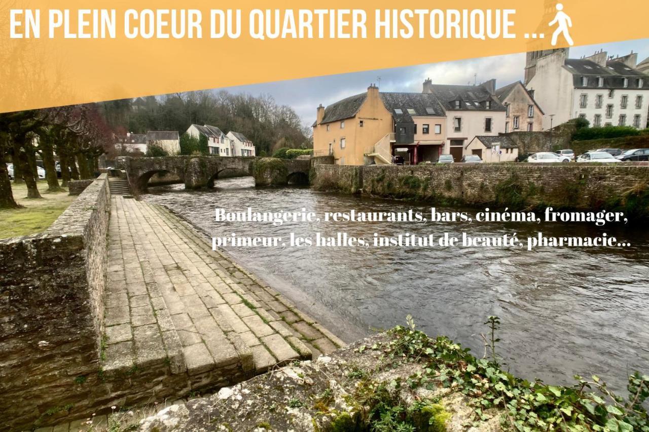 La Maison D'Alphonse, Charmante, Centre Historique 4-6Pers Quimperlé Kültér fotó